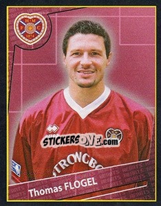 Sticker Thomas Flogel - Scottish Premier League 2001-2002 n. 190 - Panini