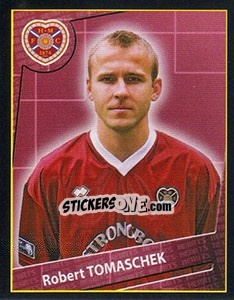 Sticker Robert Tomaschek - Scottish Premier League 2001-2002 - Panini