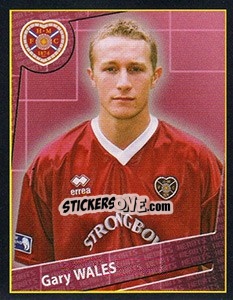Sticker Gary Wales - Scottish Premier League 2001-2002 - Panini