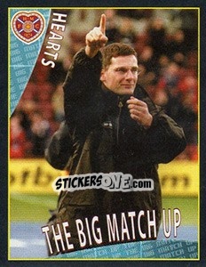Sticker The Big Match Up 1 (Hearts V Hibs) - Scottish Premier League 2001-2002 n. 202 - Panini