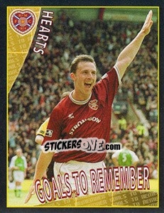 Sticker Goals to Remember 2 (Hearts V Hibs 1:1) - Scottish Premier League 2001-2002 - Panini
