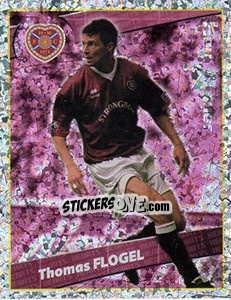 Figurina Thomas Flogel (Key Player) - Scottish Premier League 2001-2002 n. 208 - Panini