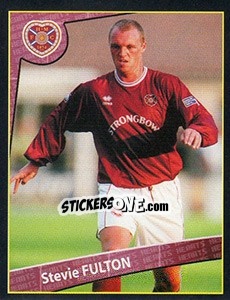 Sticker Stevie Fulton (Hearts) - Scottish Premier League 2001-2002 - Panini