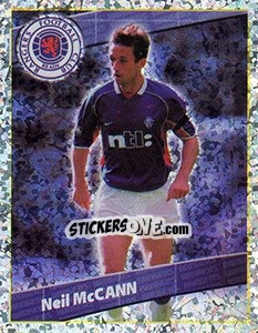 Sticker Neil McCann (Rangers) - Scottish Premier League 2001-2002 n. 216 - Panini