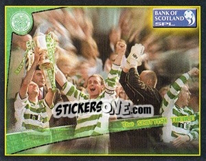 Sticker Two Captains, One Treble - Scottish Premier League 2001-2002 - Panini