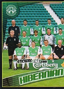 Figurina Team Group - Scottish Premier League 2001-2002 - Panini