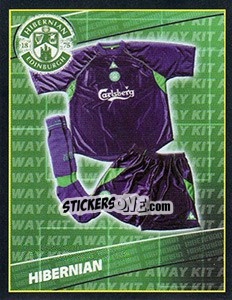 Sticker Away Kit - Scottish Premier League 2001-2002 - Panini