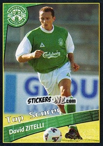 Cromo David Zitelli (Top scorer) - Scottish Premier League 2001-2002 - Panini