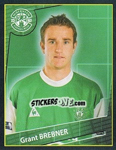 Sticker Grant Brebner - Scottish Premier League 2001-2002 - Panini