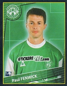 Cromo Paul Fenwick - Scottish Premier League 2001-2002 - Panini
