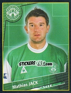 Sticker Mathias Jack - Scottish Premier League 2001-2002 - Panini