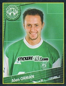 Sticker Olen Orman - Scottish Premier League 2001-2002 - Panini
