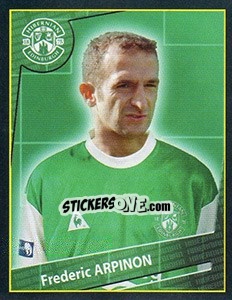 Sticker Frederic Arpinon - Scottish Premier League 2001-2002 n. 244 - Panini
