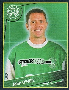 Sticker John O'Neil - Scottish Premier League 2001-2002 - Panini
