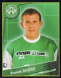 Cromo Franck Sauzee - Scottish Premier League 2001-2002 - Panini