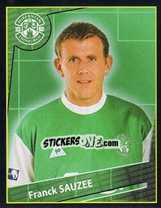 Figurina Franck Sauzee - Scottish Premier League 2001-2002 - Panini