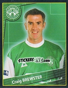 Sticker Craig Brewster - Scottish Premier League 2001-2002 n. 249 - Panini
