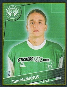 Sticker Tom McManus - Scottish Premier League 2001-2002 - Panini