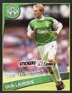 Sticker Ulrik Laursen (The Defender) - Scottish Premier League 2001-2002 - Panini