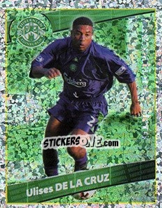 Cromo Ulises de la Cruz (International Hero) - Scottish Premier League 2001-2002 - Panini