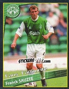 Cromo Franck Sauzee (Fans Favourite) - Scottish Premier League 2001-2002 - Panini