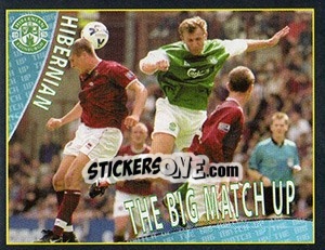 Cromo The Big Match Up 2 (Hibs V Hearts) - Scottish Premier League 2001-2002 - Panini