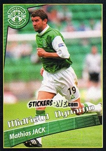 Sticker Mathias Jack (Midfield Dynamo) - Scottish Premier League 2001-2002 - Panini