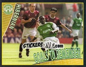 Sticker Goals to Remember 1 (Hibs V Hearts 6:2) - Scottish Premier League 2001-2002 n. 260 - Panini