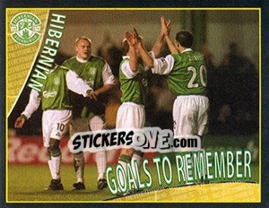 Sticker Goals to Remember 2 (Dundee V Hibs 1:2) - Scottish Premier League 2001-2002 - Panini