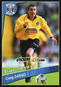Sticker Craig Dargo (Top scorer) - Scottish Premier League 2001-2002 - Panini