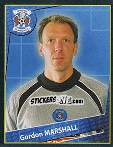 Sticker Gordon Marshall - Scottish Premier League 2001-2002 - Panini