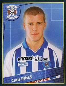 Cromo Chris innes - Scottish Premier League 2001-2002 - Panini