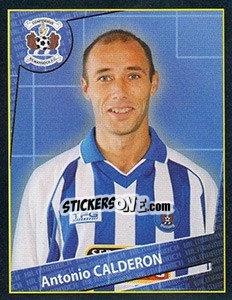 Sticker Antonio Calderon - Scottish Premier League 2001-2002 n. 277 - Panini