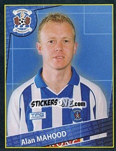 Cromo Alan Mahood - Scottish Premier League 2001-2002 - Panini