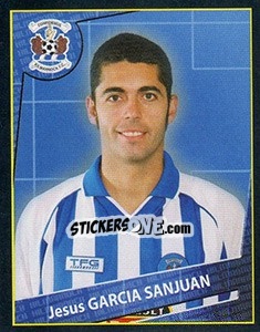 Figurina Jesus Garcia Sanjuan - Scottish Premier League 2001-2002 n. 280 - Panini