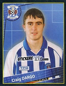 Sticker Craig Dargo - Scottish Premier League 2001-2002 n. 282 - Panini