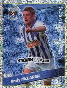 Sticker Andy McLaren (International Hero) - Scottish Premier League 2001-2002 n. 288 - Panini