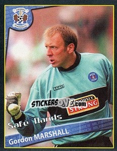 Sticker Gordon Marshall (Safe Hands) - Scottish Premier League 2001-2002 n. 293 - Panini