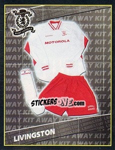 Sticker Away Kit - Scottish Premier League 2001-2002 n. 302 - Panini