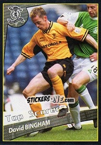 Cromo David Bingham (Top scorer) - Scottish Premier League 2001-2002 - Panini