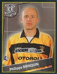 Sticker Philippe Brinquin - Scottish Premier League 2001-2002 n. 307 - Panini
