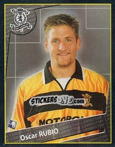 Sticker Oscar Rubio - Scottish Premier League 2001-2002 n. 310 - Panini