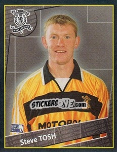 Sticker Steve Tosh - Scottish Premier League 2001-2002 n. 311 - Panini
