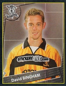 Sticker David Bingham - Scottish Premier League 2001-2002 n. 312 - Panini