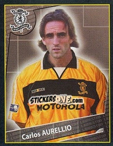 Figurina Carlos Aurellio - Scottish Premier League 2001-2002 - Panini