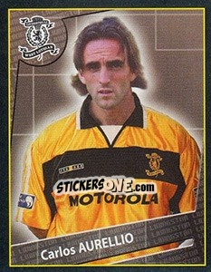 Sticker Carlos Aurellio - Scottish Premier League 2001-2002 n. 316 - Panini
