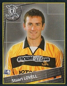 Sticker Stuart Lovell - Scottish Premier League 2001-2002 n. 317 - Panini