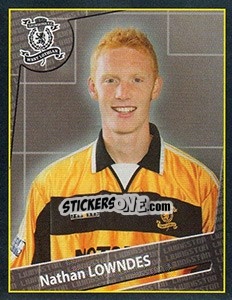 Figurina Nathan Lowndes - Scottish Premier League 2001-2002 - Panini