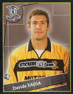 Figurina Davide Xausa - Scottish Premier League 2001-2002 - Panini