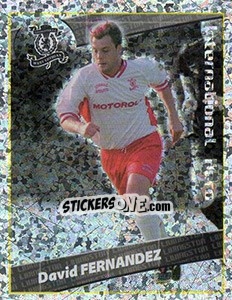 Sticker David Fernandez (International Hero) - Scottish Premier League 2001-2002 n. 322 - Panini